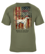 Grunge US Flag T-Shirtss